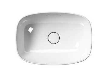 NUBES 50X35 - Countertop rectangular ceramic washbasin by GSI ceramica - view 3